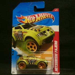 Hot Wheels Thrill Racers Swamp Rally Mitsubishi Pajero 