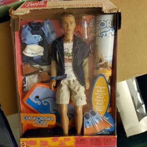 Barbie Cali Guy Blaine Doll With Surfing Accesories. Shipping Included