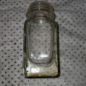 Square Glass salt shaker
