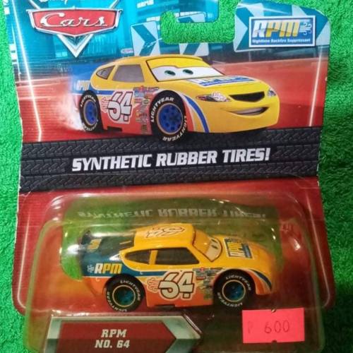 Disney Cars Synthetic Rubber Tires RPM Diecast Car