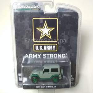 Greenlight GREEN MACHINES 2014 Jeep Wrangler U.S. ARMY Chase