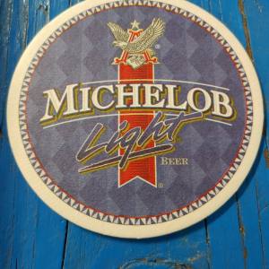 Michelob Light Beer Coaster #1