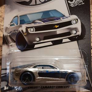 Hot Wheels 50th Anniversary Zamac Flames 2/8 - Chevy Camaro Concept