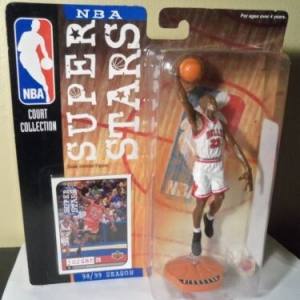 1998-99 NBA Super Star Michael Jordan Figure White Jersey