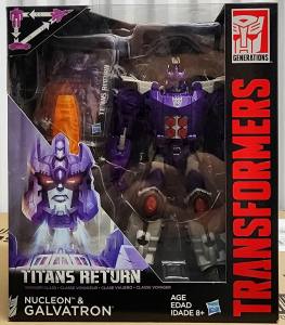 Transformers Titans Return Voyager Class Nucleon & Galvatron