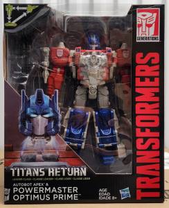 Transformers Titans Return Leader Class Apex & Powermaster Optimus Prime