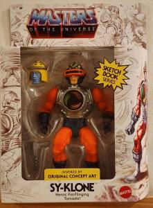 Masters of the Universe Origins Sketchbook Series Sy-Klone